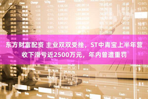 东方财富配资 主业双双受挫，ST中青宝上半年营收下滑亏近2500万元，年内曾遭重罚